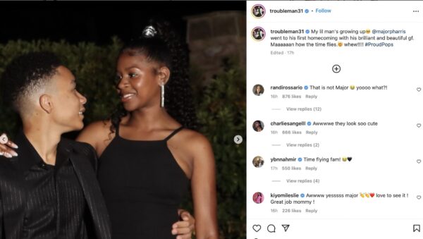 ‘I’m Convinced Celeb Kids be Using Time Machines’: Major Harris Attends His First Homecoming, Fans Can’t Get Over How Much He’s Grown