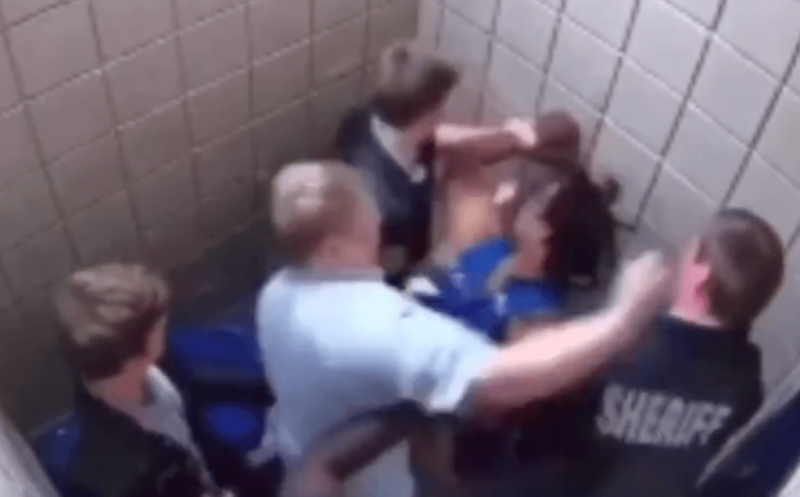 Video Shows White Jail Cops Brutally Beating Black Inmate As Lawyers Demand Charges