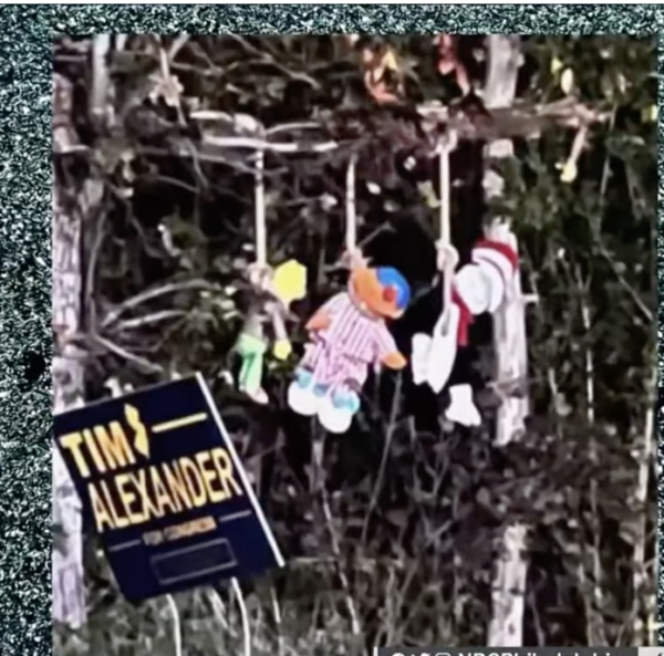 New Jersey Police Seek White Woman Caught on Video Hanging Nooses Near Campaign Sign for Black Candidate