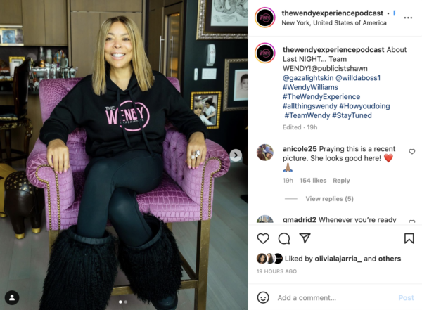 ‘The Purple Throne’:  Wendy Williams Shows Off Iconic Purple Chair, Fit Body Months After Show Items Were to Be Thrown Away