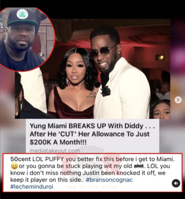 ‘Ain’t No Way’: 50 Cent Faces Backlash for His Birthday Post to Cuban Link After the Rapper’s Comments on Diddy’s Dating Life 