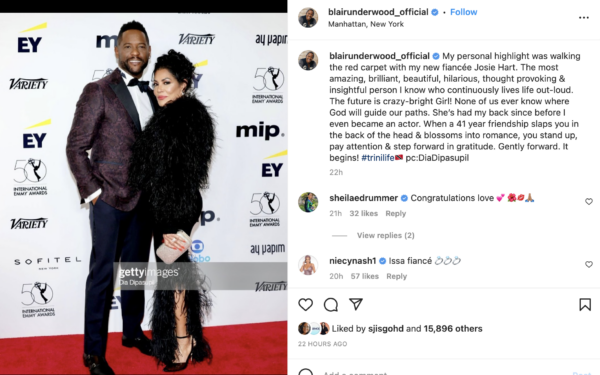 ‘She’s Had My Back Since Before I Even Became an Actor’: Blair Underwood Announces Engagement to His Friend of 41 Years Following Divorce from Wife of 27 Years