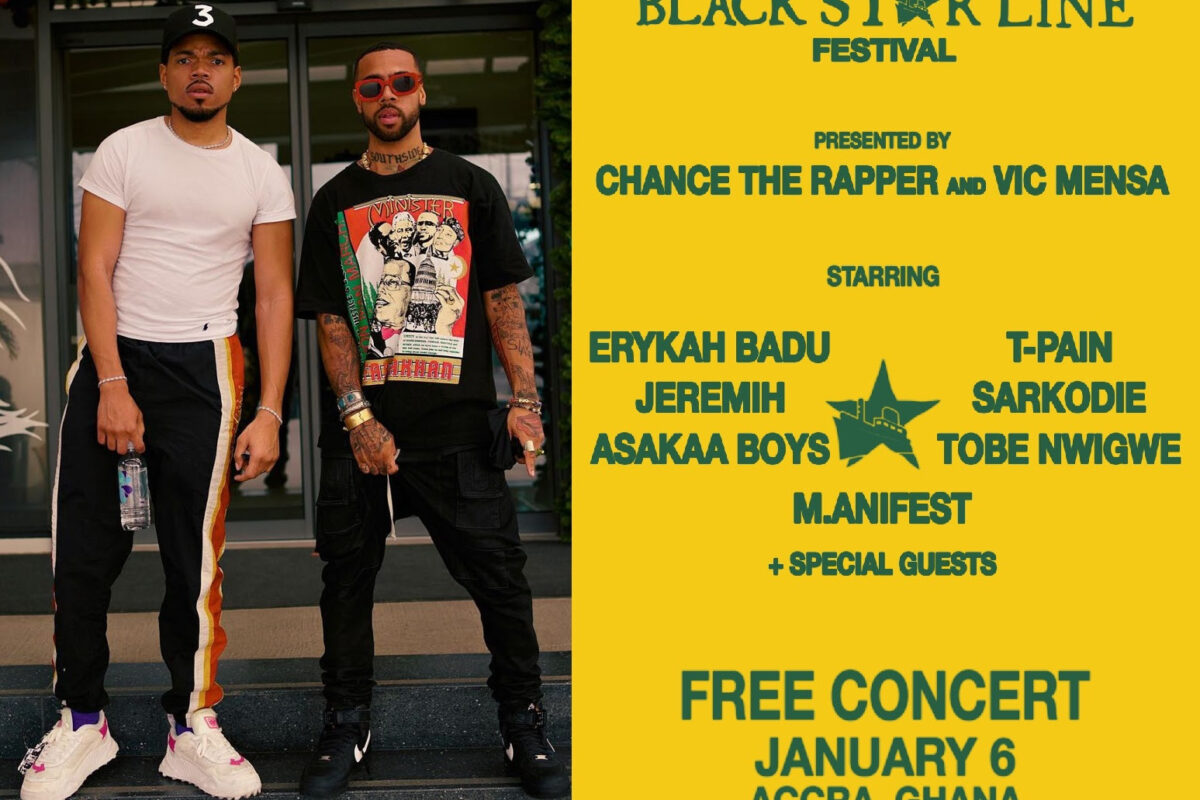 Vic Mensa And Chance the Rapper Present ‘Black Star Line Festival’ In Ghana