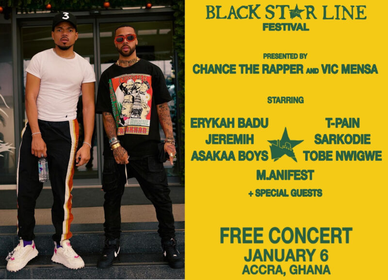 Vic Mensa And Chance the Rapper Present ‘Black Star Line Festival’ In Ghana