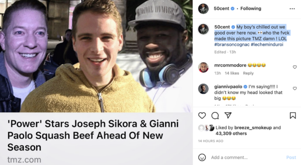 ‘We Good Over Here’: 50 Cent Reveals The Feud Between ‘Power’ Actors Has Officially Ended Following Viral Video