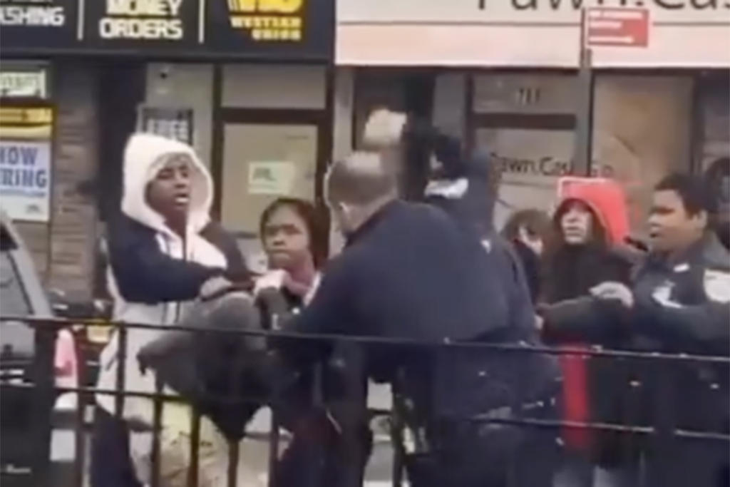 Video Shows NYPD Cop Brutally Beating 12-Year-Old Girl’s Head Outside School