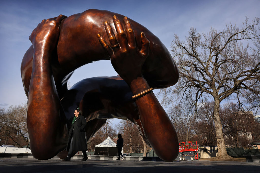 Black Twitter’s Response To ‘The Embrace’ Sculpture Of MLK And Coretta Scott King, Explained