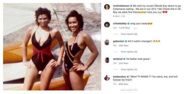 ‘B Said She Got This S–t From Tina!’: Tina Knowles-Lawson Stuns Fans with Throwback Bathing Suit Photo, Fans Bring Up Beyoncé’s Lyrics
