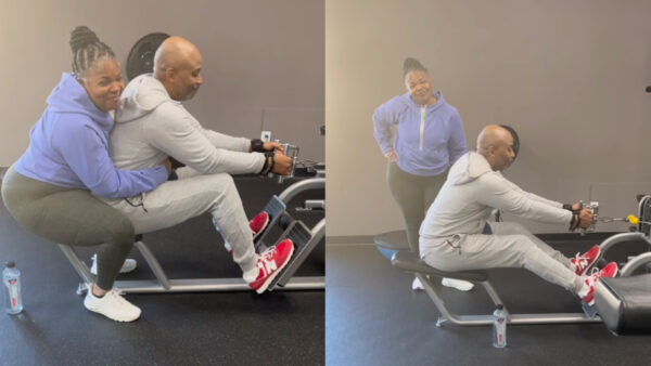 ‘Seem Like Something Mrs.Parker Would Do to Professor Ogleveee’: Mo’Nique Takes Clingy to New Levels While Showering Husband Sidney Hicks with Affection In the Gym