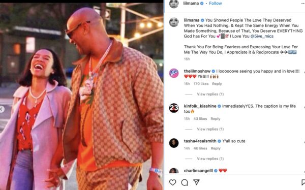 ‘How Old Is This Man?’: Lil Mama Pens Sweet Message to Her Boo but Fans Express Concern about Their Possible Age Gap
