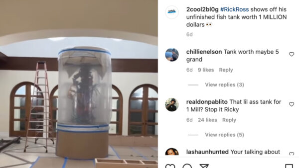 ‘That Lil Ass Tank’: Rick Ross Fans Aren’t Impressed with His New ‘$1 Million Fish Tank’