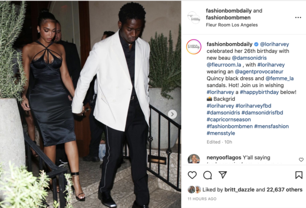 ‘Lori Is a Gift That Keeps on Giving’: Lori Harvey Shares First Video with Boyfriend Damson Idris During Birthday Dinner