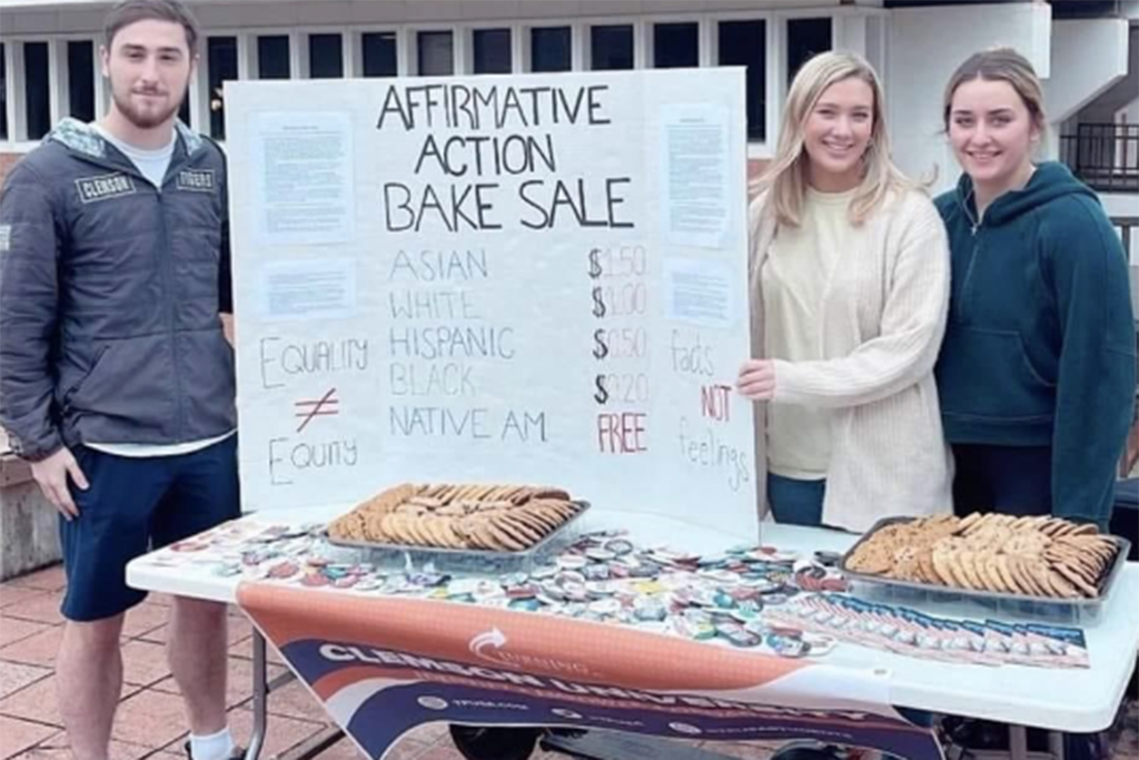 Clemson University ‘Affirmative Action Bake Sale’ Cookie Prices Based On The Buyer’s Race