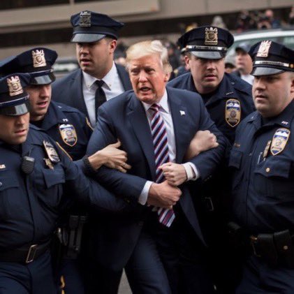 Fake Photos Of Trump Being Arrested And Jailed Go Viral In Anticipation Of Criminal Indictment