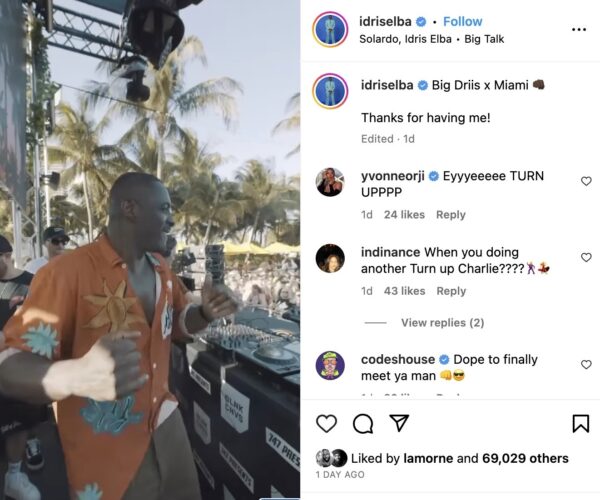 ‘God Knows He’s Wrong for Creating Only One of You’: Idris Elba’s New Video Giving His Followers a Glimpse Into His Trip to Miami Has Fans Losing Their Minds