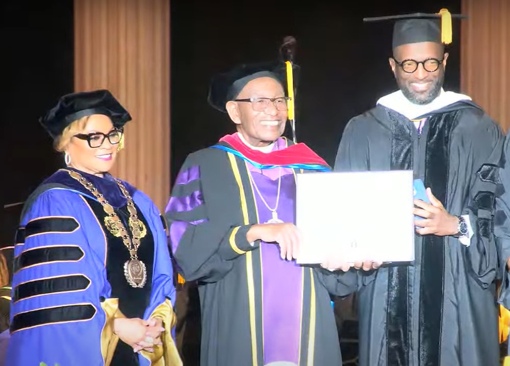 HBCU Gives Dr. Rickey Smiley Honorary Doctorate Following 2023 Commencement Speech