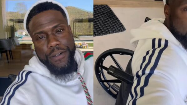 ‘This Is 44’: Kevin Hart Is Wheelchair-Bound After Tearing Muscle During 40-Yard Dash Against Former NFL Player Stevan Ridley