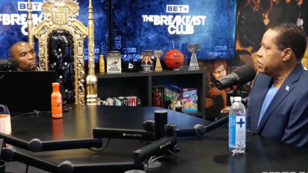 Rapper Nas Applauds Larry Elder for ‘Chin Checking’ Charlamagne Tha God Over Allowing ‘Joe Biden’s Anti-Black’ Statements On The Breakfast Club