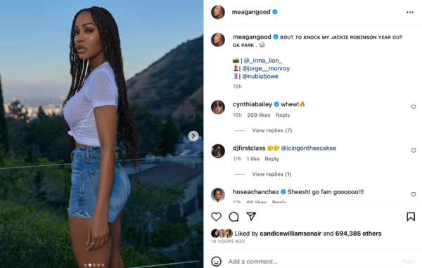 ‘Homie Fumbled All That’: Meagan Good Flaunts Her ‘Natural Body’ In New Post, Says This Will be Her Best Year Yet Following Divorce from DeVon Franklin