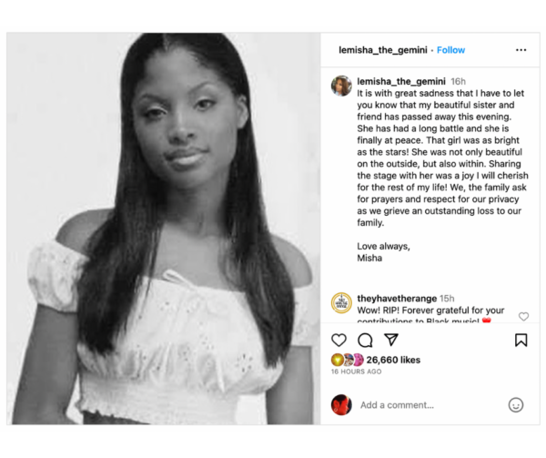 702’s LeMisha Grinstead of 702 Announces Death of the Group’s Second Founding Member, Her Sister Irish Grinstead, at 43