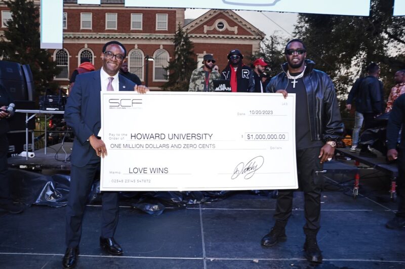 Diddy Fulfills $1 Million Pledge To Howard University At Homecoming