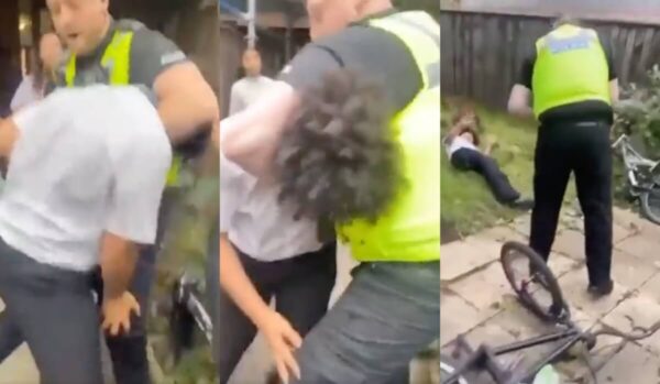 ‘He’s a Child!’: Shocking Video Shows Police Officer Gripping 14-Year-Old Black Boy In Headlock, Shocking Him While He’s on the Ground with Taser Over ‘Civil Matter’