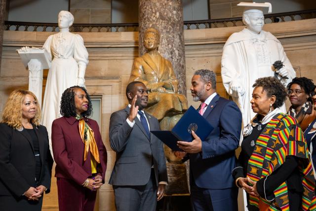 Congressional Black Caucus Swears In 60th Member Gabe Amo, Newly Elected U.S. Rep From Rhode Island