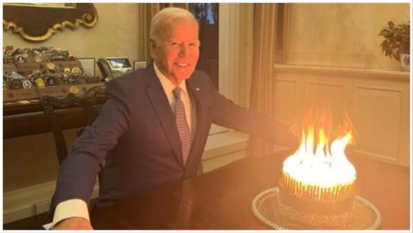 Joe Biden’s Birthday Post Gets Slaughtered on Social Media After Someone Tried to Fit 81 Candles on President’s Cake