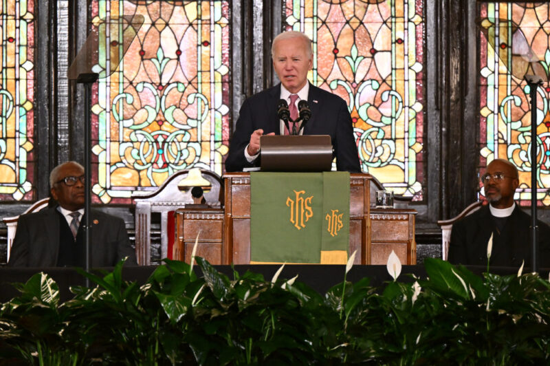 Critics Say Biden’s Mother Emanuel AME Speech Shouldn’t Have Been ‘Allowed’ Over U.S.-Israel Policy