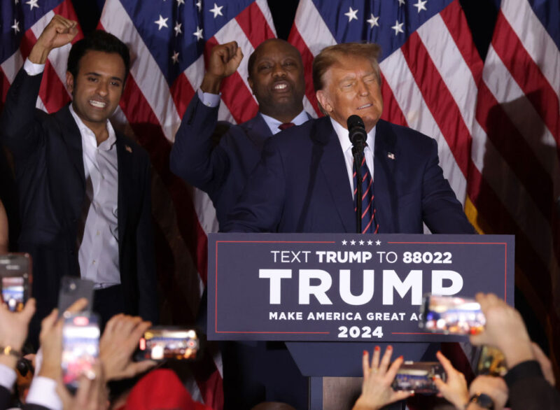 ‘I Just Love You’: Internet Cringes At Tim Scott Gushing Over Donald Trump In New Hampshire