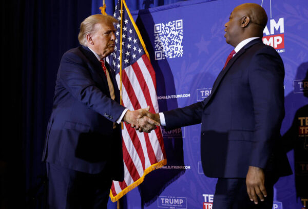 ‘If We Can Have That and World Peace’: Sen. Tim Scott Says He’s Backing Donald Trump Because He’s the ‘Only Guy’ Who Can Start a ‘Reagan Revolution’