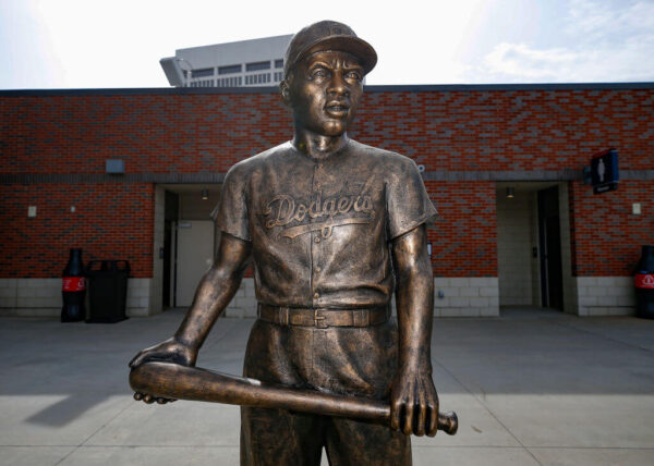 Man Arrested for Stealing Beloved Bronze Jackie Robinson Statue In Kansas Was Likely Not Motivated By Race, Authorities Say
