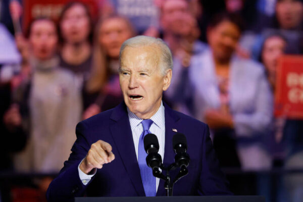 President Joe Biden’s Eye-Popping, Viral Reaction to Rep. Marjorie Taylor Greene’s Flashy MAGA Gear Will Leave You In Stitches