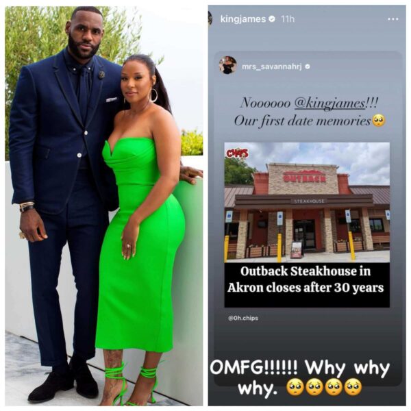 Ohio Restaurant Where LeBron and Wife Savannah James Had Their First Date Closes Its Doors For Good