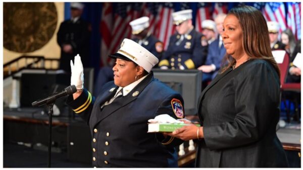 Chief Blisters Firefighters Who Booed Letitia James and Chanted ‘Trump!’ During Promotion Ceremony, Orders Them to ‘Come Forward’ to Face Consequences