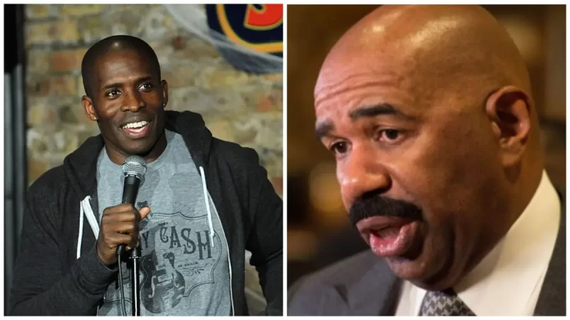 ‘Boy, When I See You’: Comedian Godfrey Claims Steve Harvey Threatened to ‘Beat’ Him Up Over His Impression of the Game Show Host