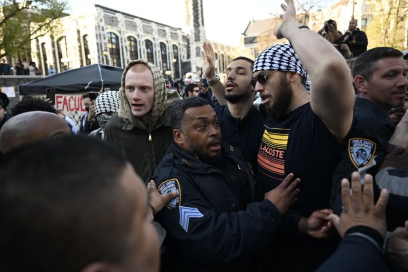 White Supremacists March Freely In Charleston While Cops Attack, Arrest Pro-Palestinian College Protesters