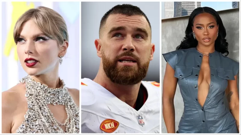 ‘Biggest Fumble in NFL History’: Fans Say Travis Kelce Needs to Leave Taylor Swift and Spin the Block with Ex Kayla Nicole After She Steps Out Looking Good at Lakers Game 