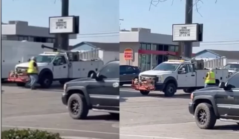 ‘Don’t Get in the… Truck, Fool!’: Video Shows Carjacker Mow Down, Kill North Carolina DOT Worker Trying to Stop Him from Stealing Utility Truck