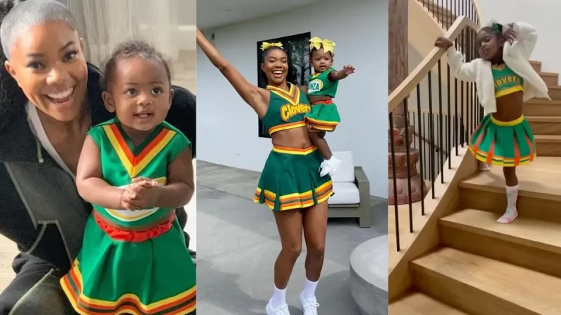 ‘You Ate Your Momma Up a Bit’: Gabrielle Union’s Daughter Kaavia Re-enacts Her Mom’s ‘Bring It On’ Routine as a Cheerleader