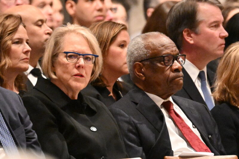 The Irony: Clarence Thomas Complains He And His Wife Ginni Have Been Targeted By ‘Lies’ And ‘Negativity’