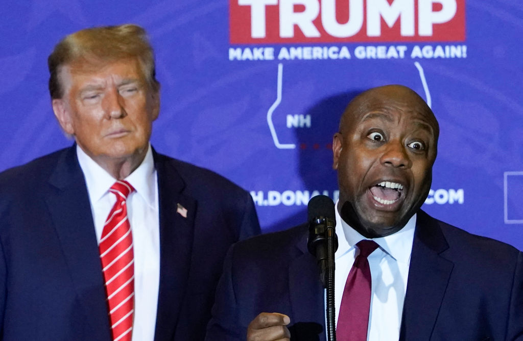 Tim Scott Is Big Mad At Hush Money Verdict, Shamelessly Denies That Trump Said What He Said