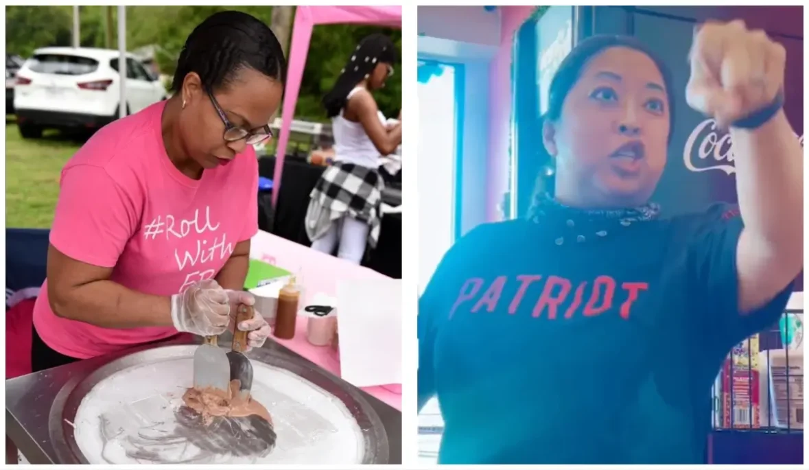 ‘Cause You Were Chickensh—t’: Gun-toting ‘Karen’ Loses Job After Berating Black Business Owner Who Fired Her Daughter from Georgia Ice Cream Shop