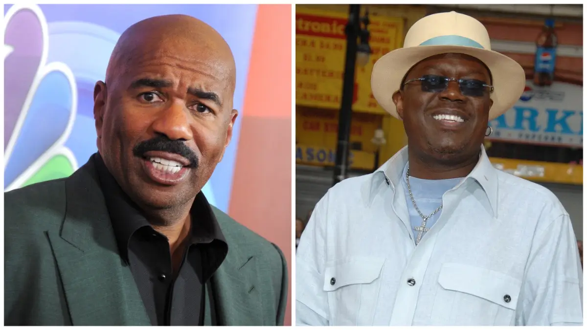 ‘You Can See the Hate In His Face’: Steve Harvey Gives Bernie Mac the Side Eye During ‘Kings of Comedy’ Promo Tour In Resurfaced Clip