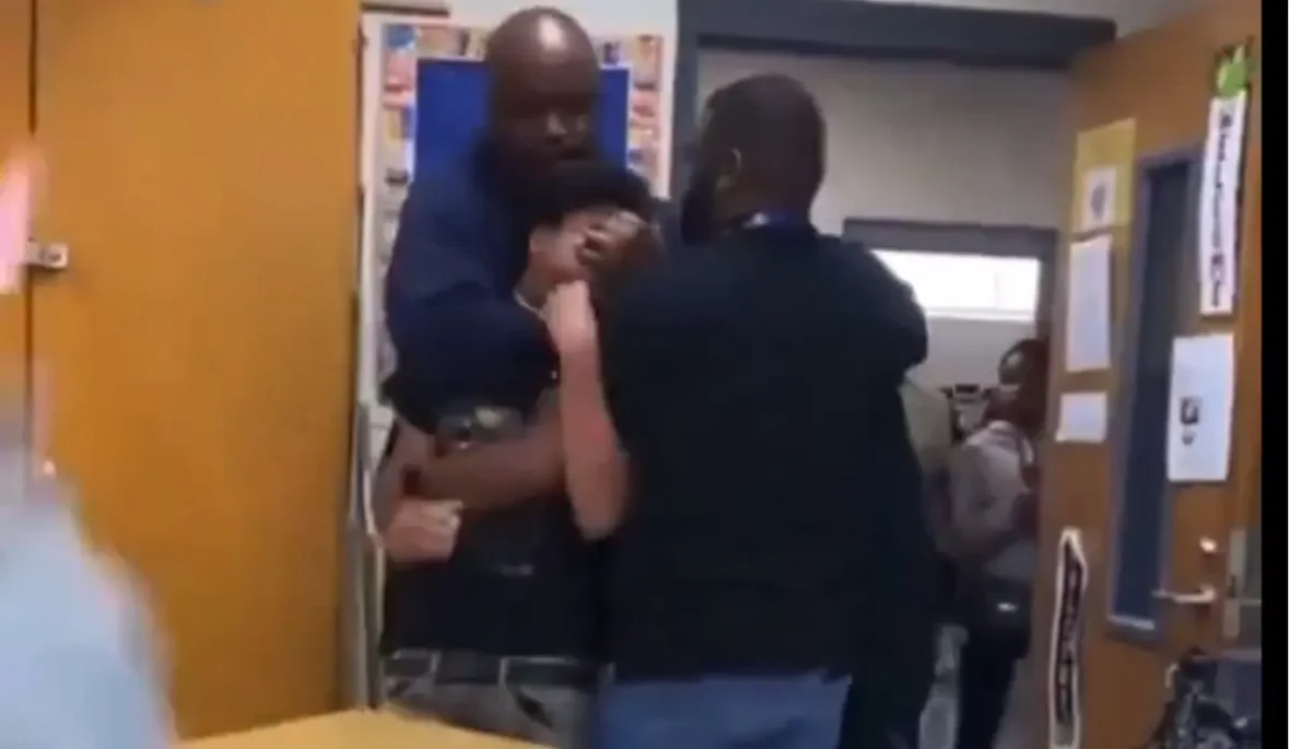 ‘Can Show You Better Than I Can Tell You’: Teen Finds Out the Hard Way After Trying to Charge at Male Teachers and Employees In Classroom, Video Shows