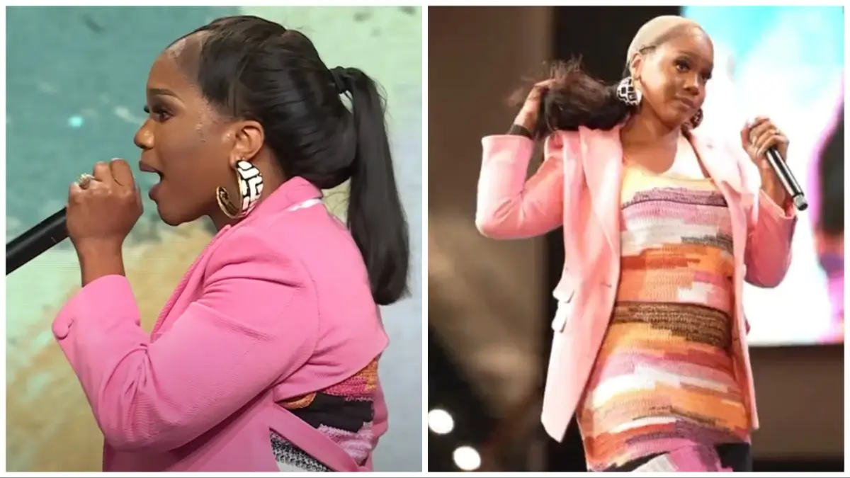 ‘There Were Bundles At The Alter’: Sarah Jakes Roberts Defends Removing Her Wig During Sermon As Critics Accuse Her of Peddling ‘Performative’