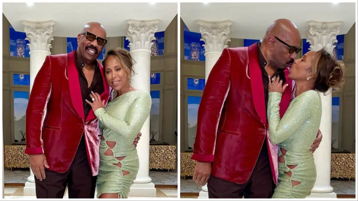 ‘I Can’t Say S—, But I’m Happy’: Steve Harvey Reveals The Secret To His Marital Bliss With Marjorie Months After Comedian Claimed He Was Afraid Of His Wife Amid Cheating Rumors