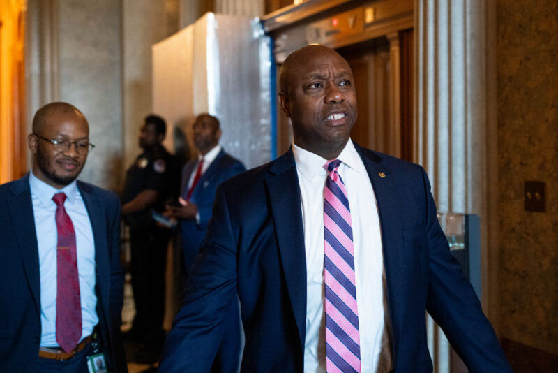 Tim Scott Defends ‘Junk Fees,’ Says He’s ‘Not Sure’ If Consumers Are Against Hidden Surcharges