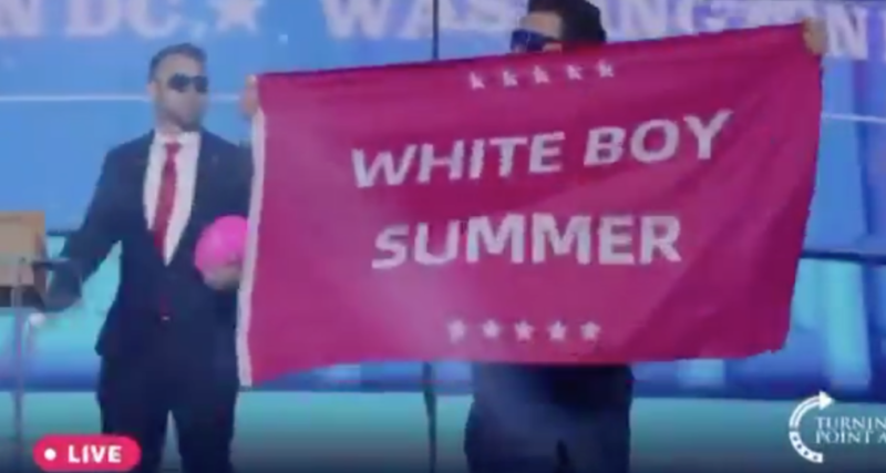 Accused Racist Charlie Kirk Declares ‘White Boy Summer’ At Event Headlined By Donald Trump