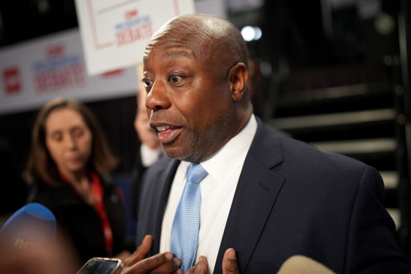 Sen. Tim Scott Says ‘We Are Living MLK’s Dream’ Because He Might Be Donald Trump’s VP